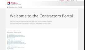 
							         Total - Contractor Portal								  
							    
