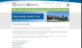 
							         Total Family Health Care | Samaritan Hospital								  
							    