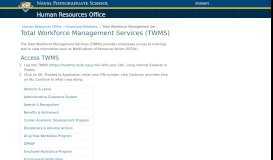 
							         Total Workforce Management Services (TWMS) - Naval ...								  
							    