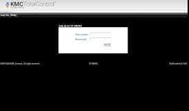 
							         TotalControl Web Portal - KMC Controls								  
							    