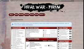 
							         Totalwar-Forum.de: Portal								  
							    