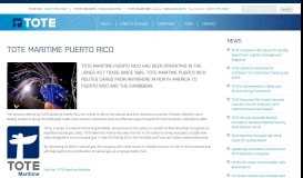 
							         TOTE Maritime Puerto Rico | TOTE Inc.								  
							    