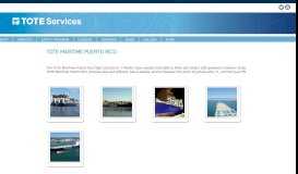 
							         TOTE Maritime Puerto Rico - TOTE Services								  
							    