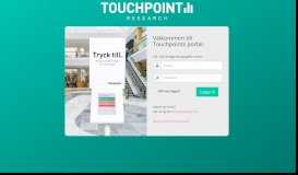 
							         Touchpoint Portal								  
							    
