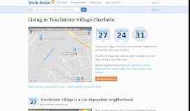 
							         Touchstone Village Charlotte Apartments for Rent and Rentals - Walk ...								  
							    