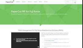 
							         Tour - Fuji Xerox Embedded Software for PaperCut MF ...								  
							    