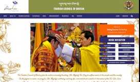 
							         Tourism Council of Bhutan: Home								  
							    