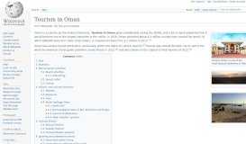 
							         Tourism in Oman - Wikipedia								  
							    
