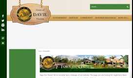 
							         Town of Davie Employee Handbook								  
							    