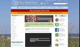 
							         Town of Hilton Head Island Municipal Government Website								  
							    