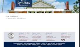 
							         Town of Simsbury								  
							    