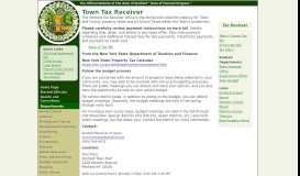 
							         Town Tax Receiver - Town of Penfield								  
							    