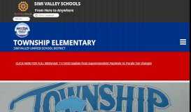 
							         Township Elementary School: Home Page								  
							    