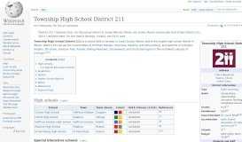 
							         Township High School District 211 - Wikipedia								  
							    