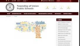 
							         Township of Union Public School District - Parents								  
							    