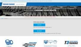 
							         Toyo Tires Dealer Portal								  
							    