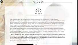 
							         Toyota AG - misystems AG								  
							    