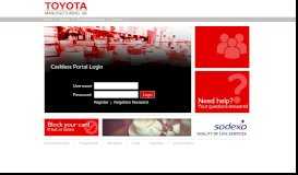 
							         Toyota Cashless Portal								  
							    