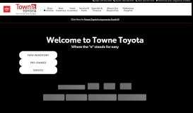 
							         Toyota Dealer in Ledgewood NJ | Toyota Service Center | Towne ...								  
							    