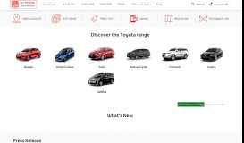 
							         Toyota India | Official Website								  
							    
