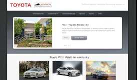 
							         Toyota Kentucky -|- The Official Website of TMMK								  
							    