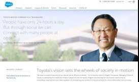 
							         Toyota Motor Corporation's Success Story - Salesforce.com								  
							    
