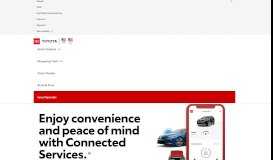 
							         Toyota Service Connect								  
							    