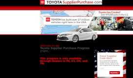 
							         Toyota Supplier Purchase								  
							    