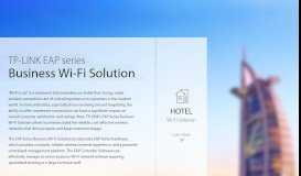 
							         TP-LINK EAP series Business Wi-Fi Solution								  
							    