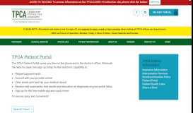 
							         TPCA Patient Portal | TPCA								  
							    