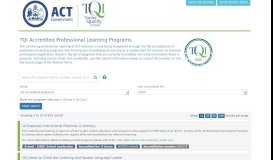 
							         TQI Teacher Portal								  
							    