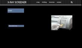 
							         Trace Detectors - X-Ray Screener								  
							    