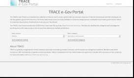 
							         TRACE e-Gov Portal								  
							    