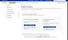 
							         Track A Claim | View A Claim | Allstate Insurance								  
							    