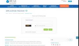 
							         Track Application - Check Insurance Policy Status | SBI Life								  
							    
