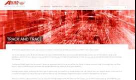 
							         Track & Trace - Track Your Delivery Cycle in Real Time - Allied Express								  
							    