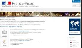 
							         Track your visa application | France-Visas.gouv.fr								  
							    
