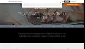 
							         Tracking Portal - CNW								  
							    