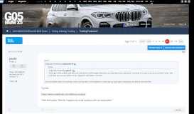
							         Tracking Production? - Page 11 - BMW X5 Forum (G05) - Bimmerpost								  
							    