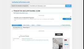 
							         tracktik.securitasinc.com at WI. SecuritasVision 2.0 - Please ...								  
							    