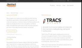 
							         TRACS Direct - Reinhart Foodservice - Services								  
							    