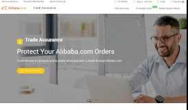 
							         Trade Assurance protects your Alibaba.com orders								  
							    