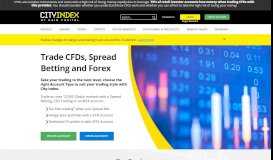 
							         Trade CFDs and Spread Betting | Forex Trading | City Index UK								  
							    