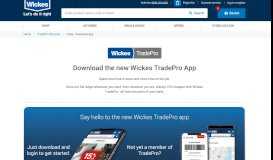 
							         Trade - Download App | Wickes.co.uk								  
							    