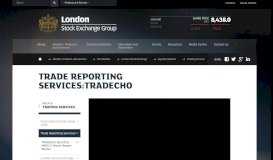 
							         Trade Reporting Services:TRADEcho | London Stock Exchange Group								  
							    