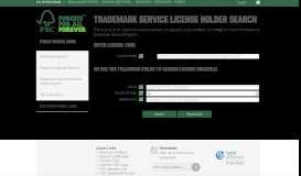 
							         Trademark Service license holder search - FSC Public Search - Forest ...								  
							    