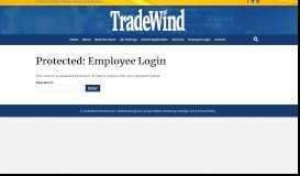 
							         TradeWind Employee Login - TradeWind Services, LLC								  
							    