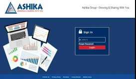 
							         TradeX On Web - Ashika Group								  
							    