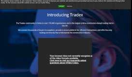 
							         Tradex - The largest online construction-based trading hub in ...								  
							    
