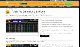 
							         Trading in Stock Market via Desktop | Motilal Oswal								  
							    